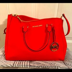 MK bags! Brand new! Large orange and medium pink!Perfect for spring and summer